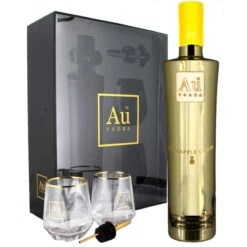 Au Vodka Pineapple Gift Set 70cl