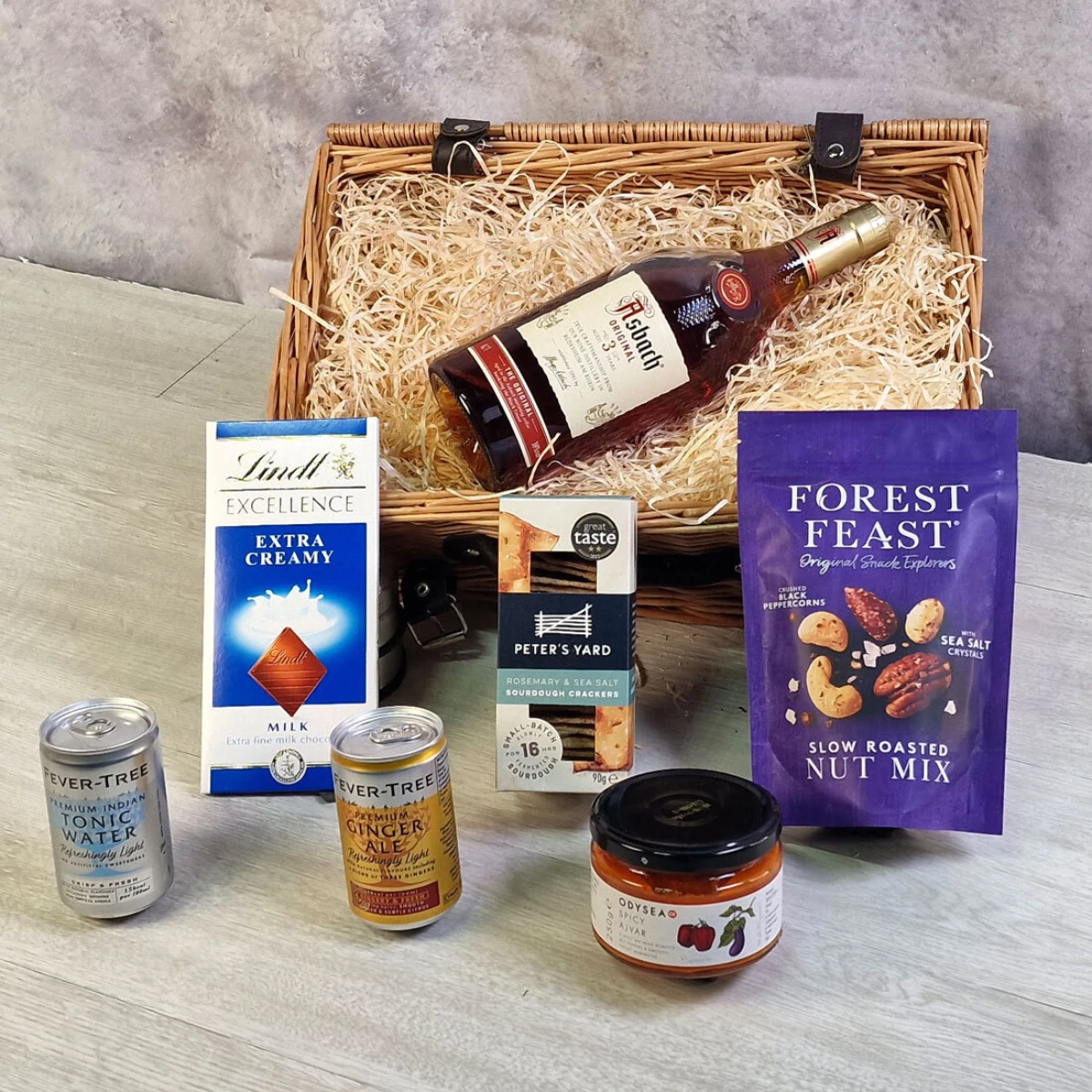 Asbach 3 Year Old Brandy Luxury Treat Hamper 3 Asbach 3 Year Old Brandy Luxury Treat Hamper