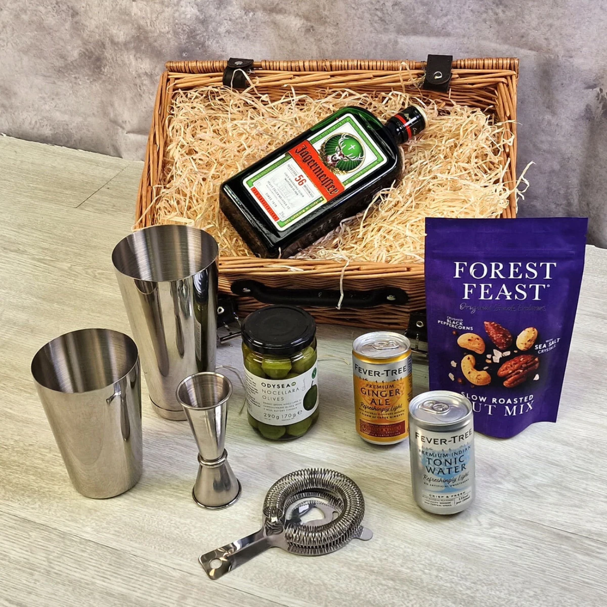 Jagermeister Liqueur Luxury Cocktail Hamper 3 Jagermeister Liqueur Luxury Cocktail Hamper