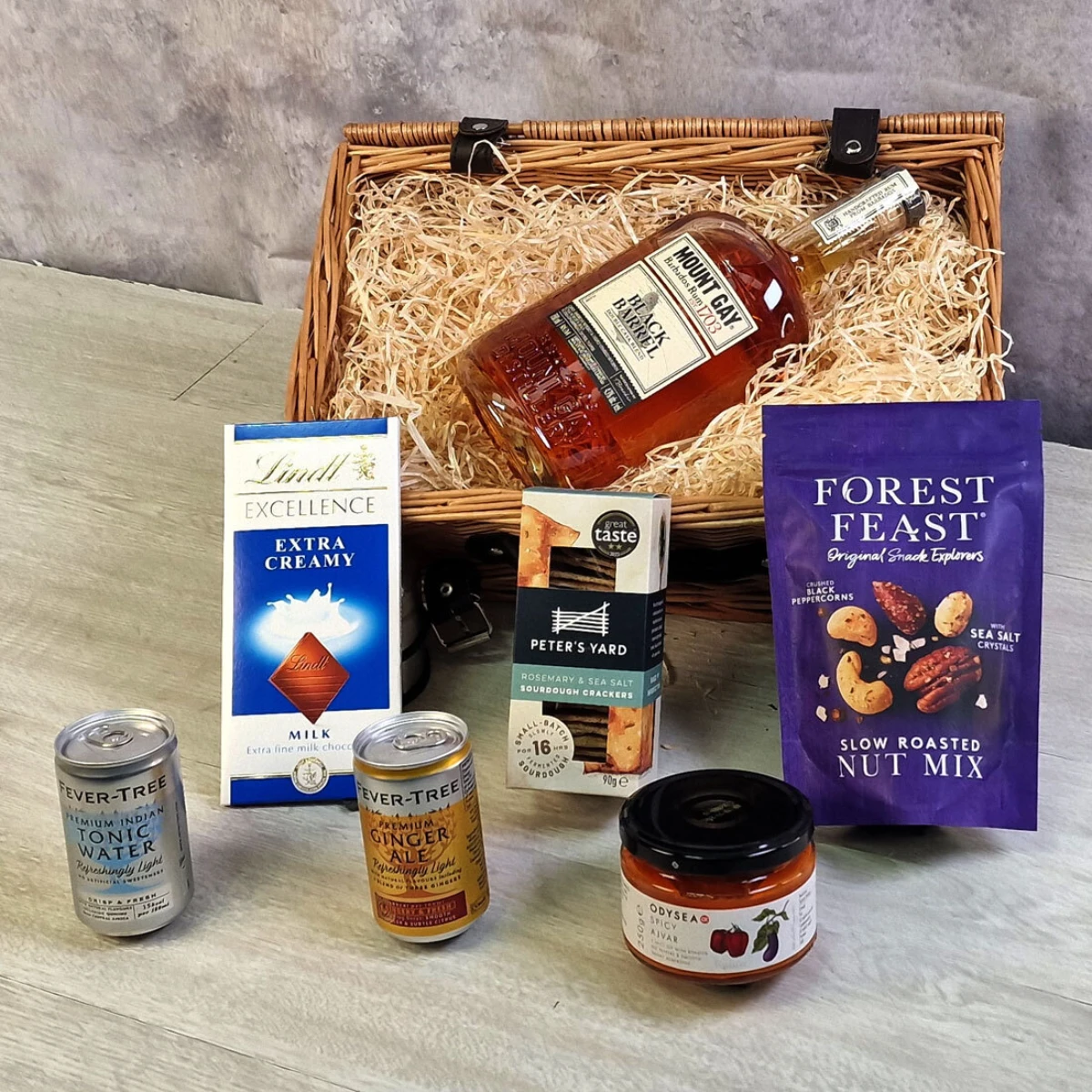 Mount Gay Black Barrel Rum Luxury Treat Hamper 3 Mount Gay Black Barrel Rum Luxury Treat Hamper
