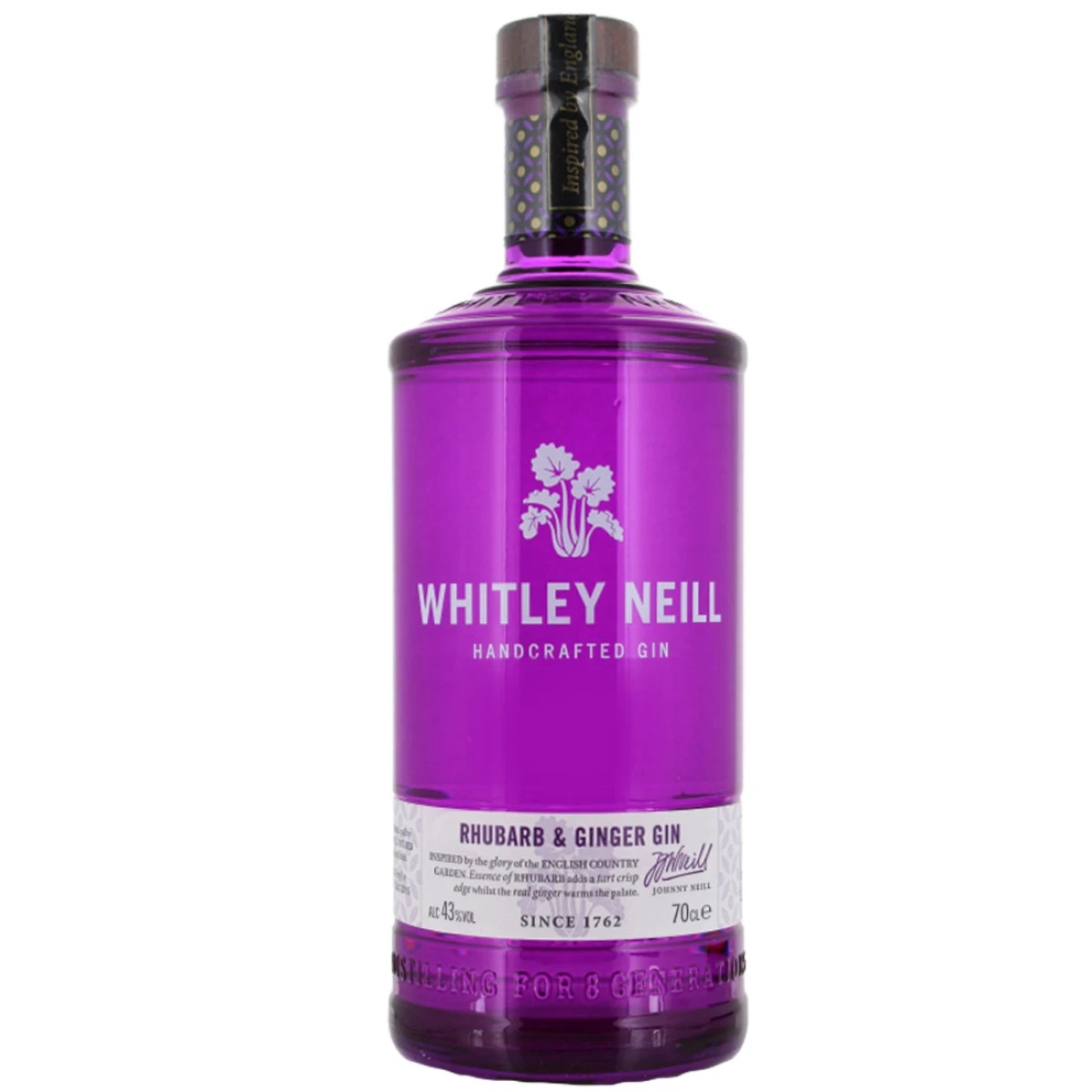 Whitley Neill Rhubarb And Ginger Gin 70cl 3 Whitley Neill Rhubarb And Ginger Gin 70cl